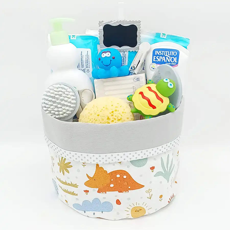 Canastilla de bebe Dino