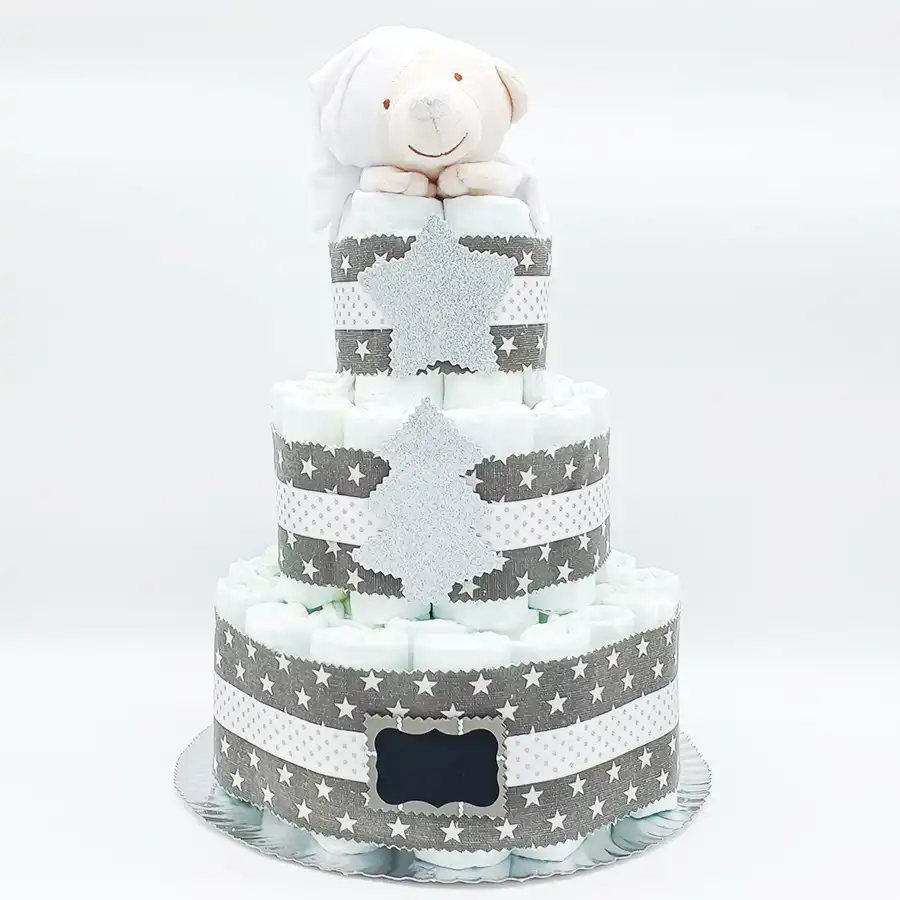 Tarta de pañales Navidad