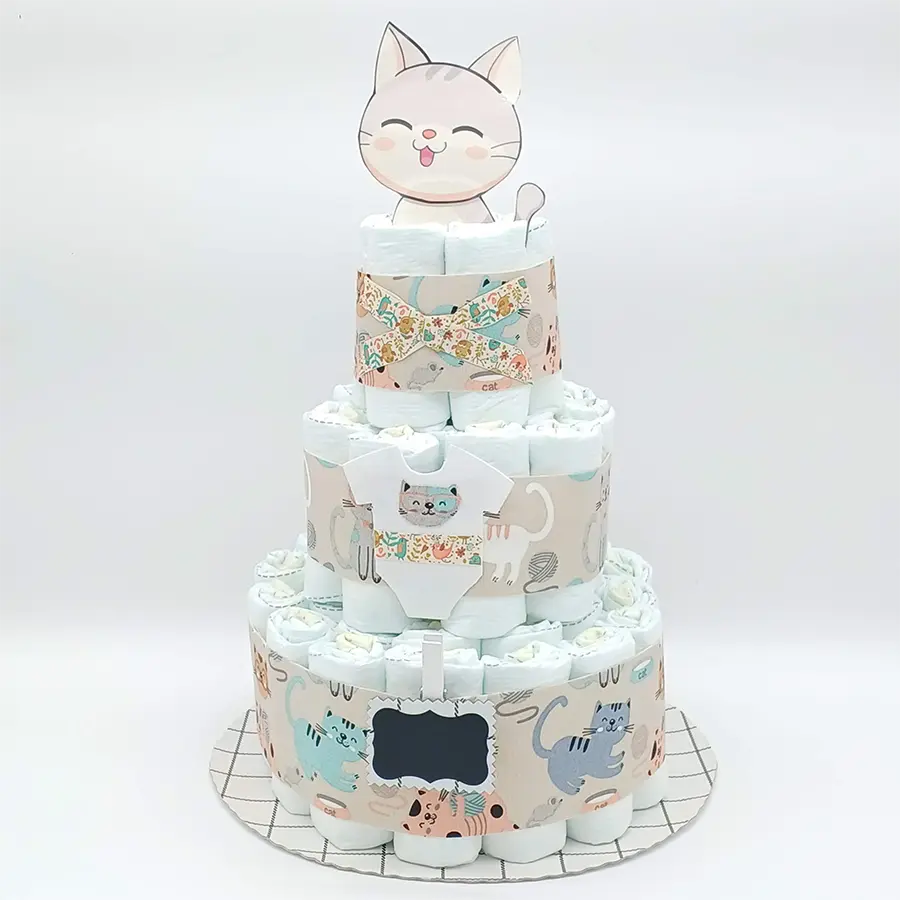 Tarta de Pañales bebe