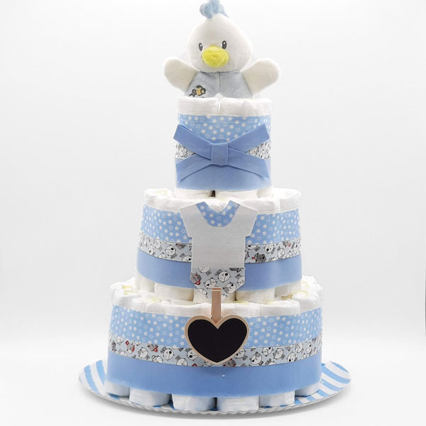 Tarta Pañales 3 Pisos Baby