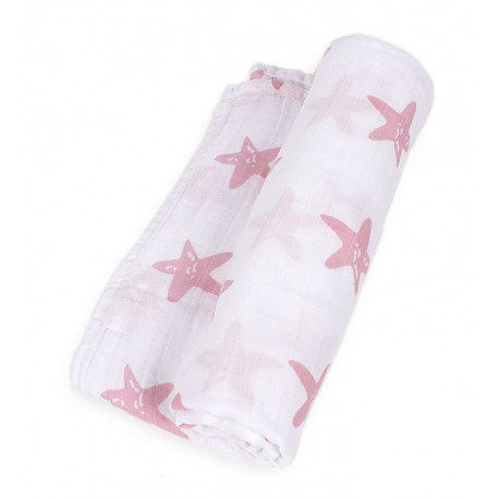 muselina estrellas-rosa