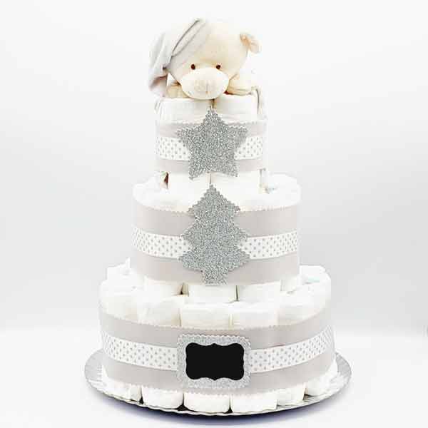 Tarta de Pañales Navidad